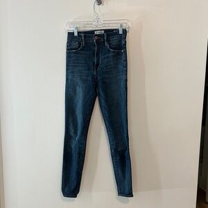 Frame Denim Dark Blue Skinny Jeans
